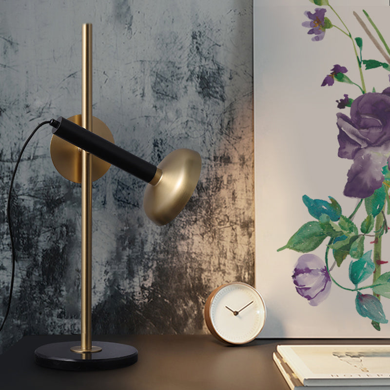 Modernisme LED-taakverlichting Messing zaklamp Leesboeklamp met metalen kap