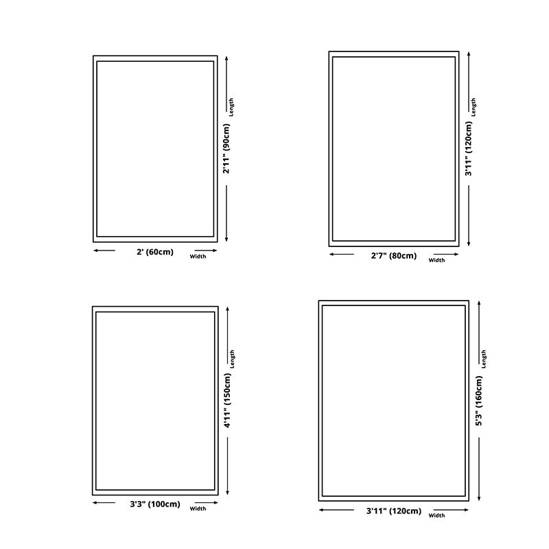 Luxury Area Carpet Funky Contrast Panel Rug Washable Polyester Stain Resistant Carpet for Home Decor