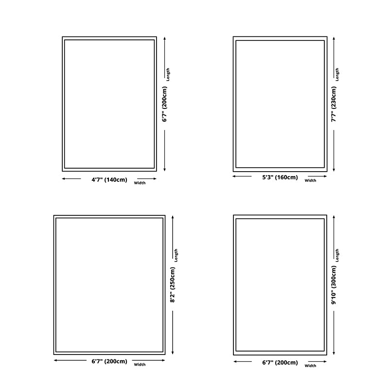 Luxury Area Carpet Funky Contrast Panel Rug Washable Polyester Stain Resistant Carpet for Home Decor