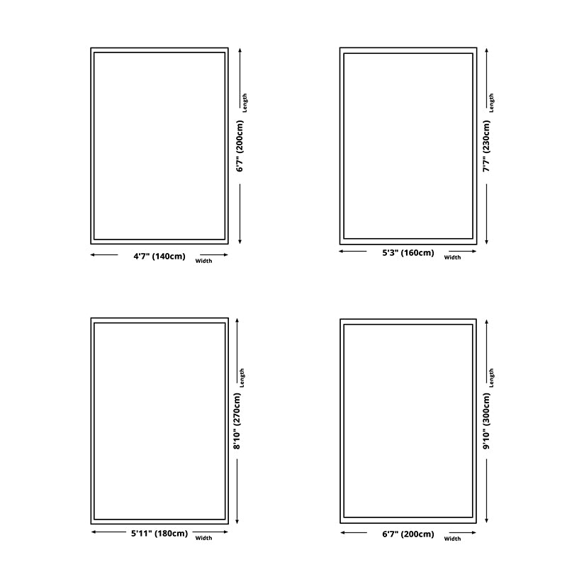 Brown Living Room Area Carpet Traditonal Pattern Polyester Area Rug Non-Slip Backing Rug