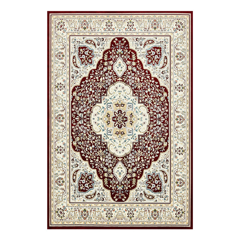 Nostalgie Stammes -Totem -Druckteppich Polyester Teppich Fleckenfeind der Innenteppich für die Heimdekoration