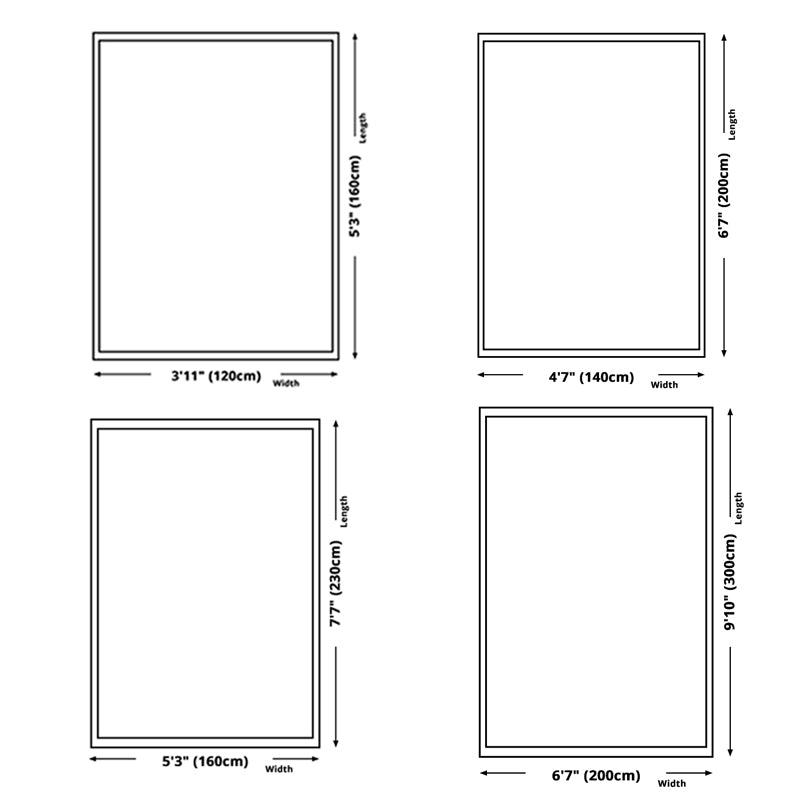 Stijlvol binnen tapijten funky contrastpaneel tapijt gemakkelijke verzorgingspolyester tapijt met niet-slipachter