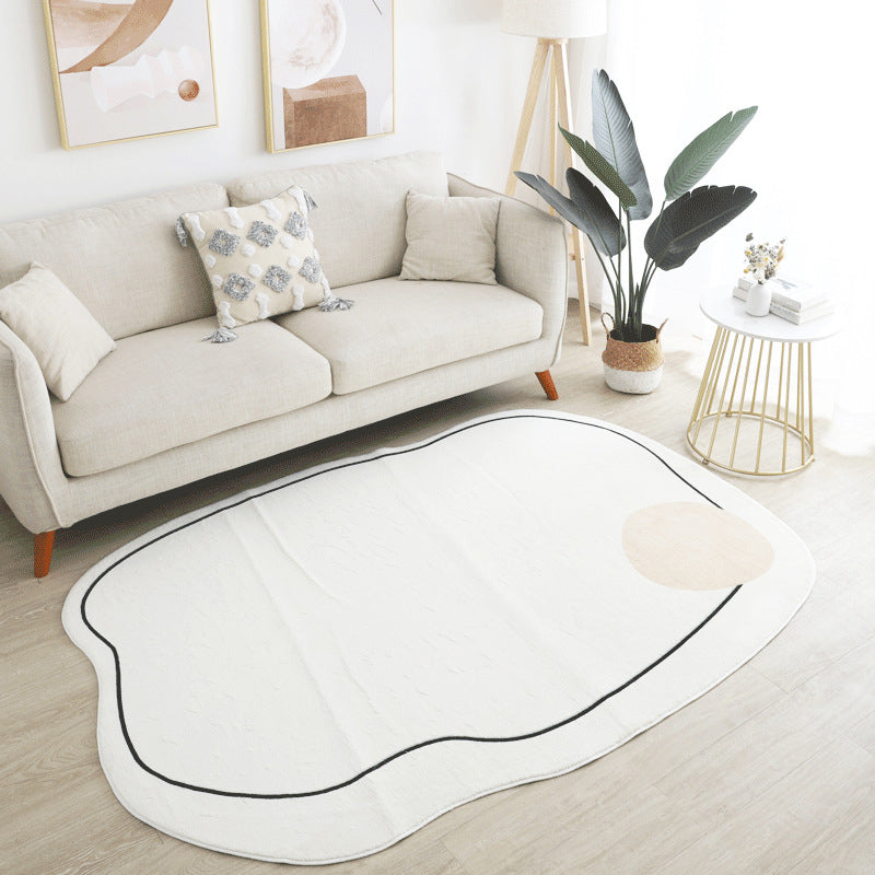 Simplicity Ombre Printed Rug Polyester Carpet Pet Friendly Indoor Carpet for Home Decoration