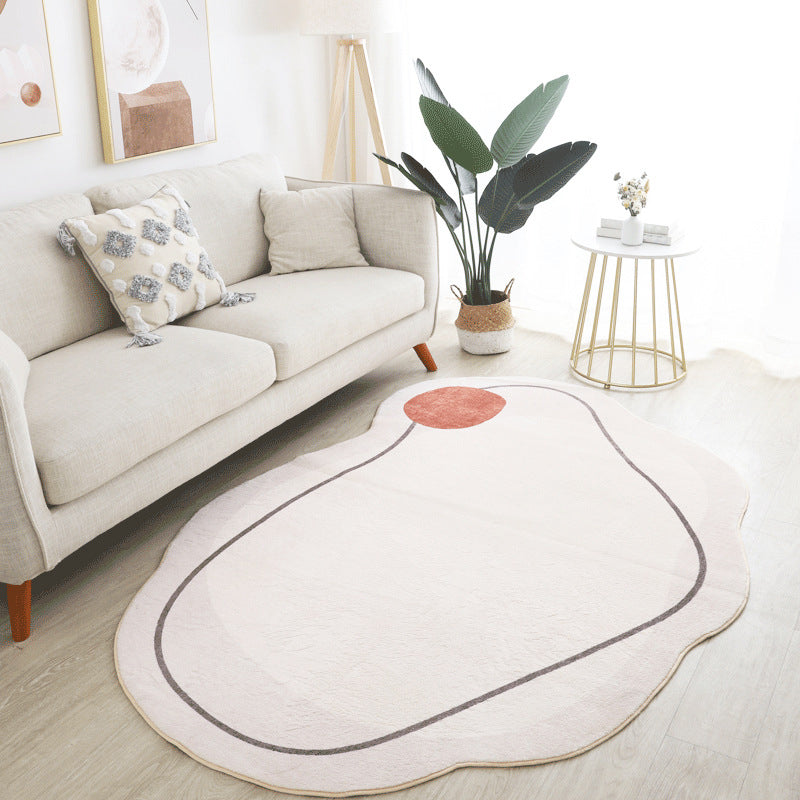 Simplicity Ombre Printed Rug Polyester Carpet Pet Friendly Indoor Carpet for Home Decoration