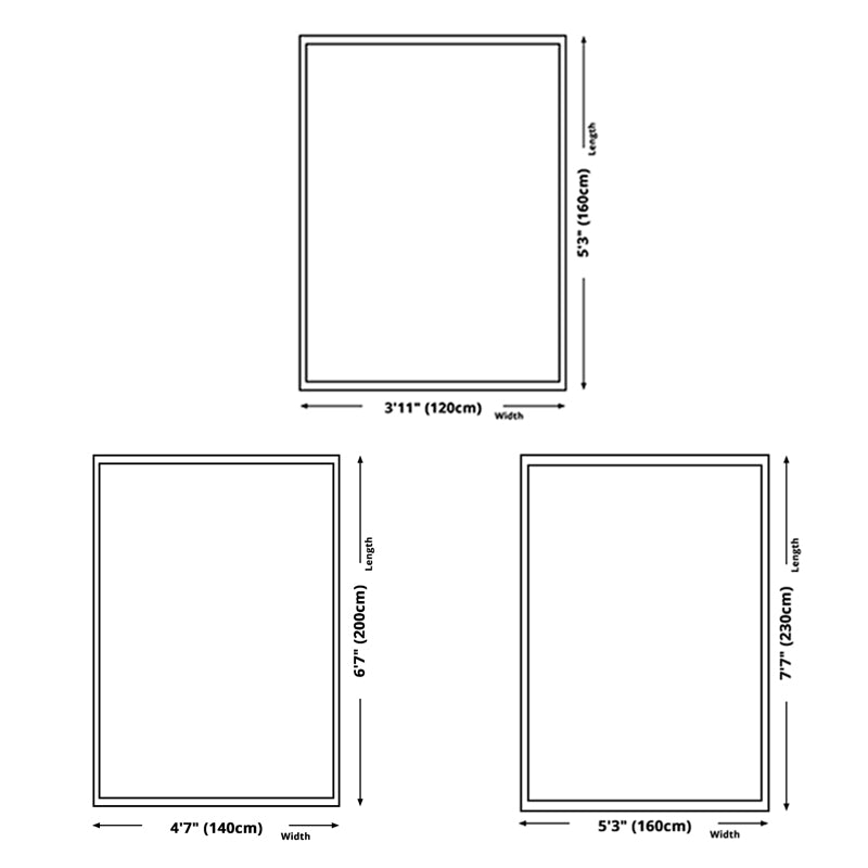 Brown Modern Carpet Polyester Tiger Carpet Non-Slip Backing Carpet for Living Room