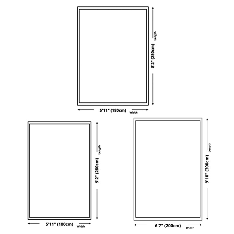 Brown Modern Carpet Polyester Tiger Carpet Non-Slip Backing Carpet for Living Room