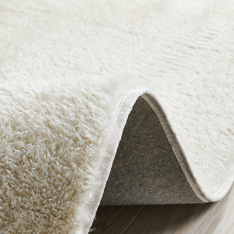 Tapis rose clair en Polyester de couleur unie, tapis d'intérieur lavable pour la décoration de la maison