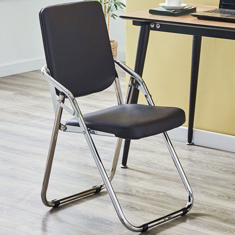 Chaise moderne d'intérieur et d'extérieur en métal, chaise d'appoint à dossier ouvert avec accoudoirs