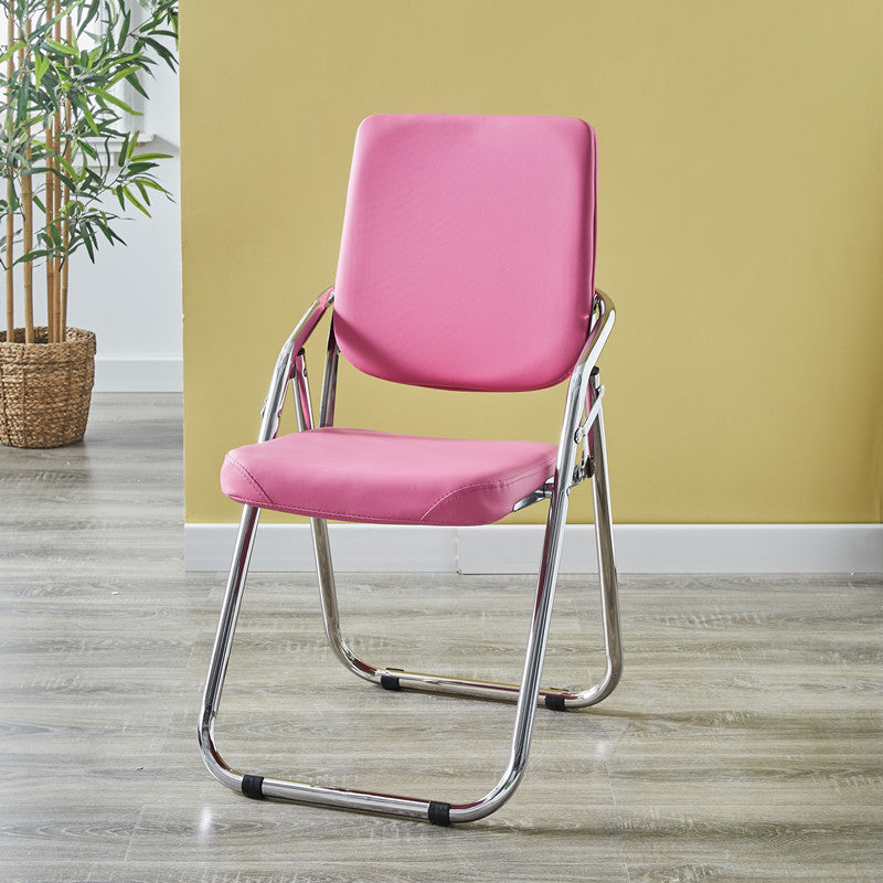 Chaise moderne d'intérieur et d'extérieur en métal, chaise d'appoint à dossier ouvert avec accoudoirs
