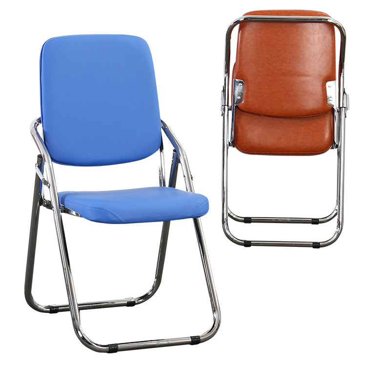 Chaise moderne d'intérieur et d'extérieur en métal, chaise d'appoint à dossier ouvert avec accoudoirs
