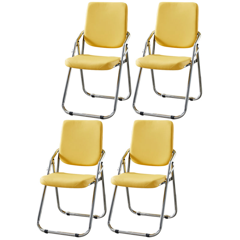 Chaise moderne d'intérieur et d'extérieur en métal, chaise d'appoint à dossier ouvert avec accoudoirs