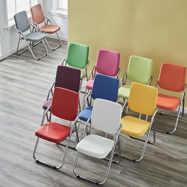Chaise moderne d'intérieur et d'extérieur en métal, chaise d'appoint à dossier ouvert avec accoudoirs