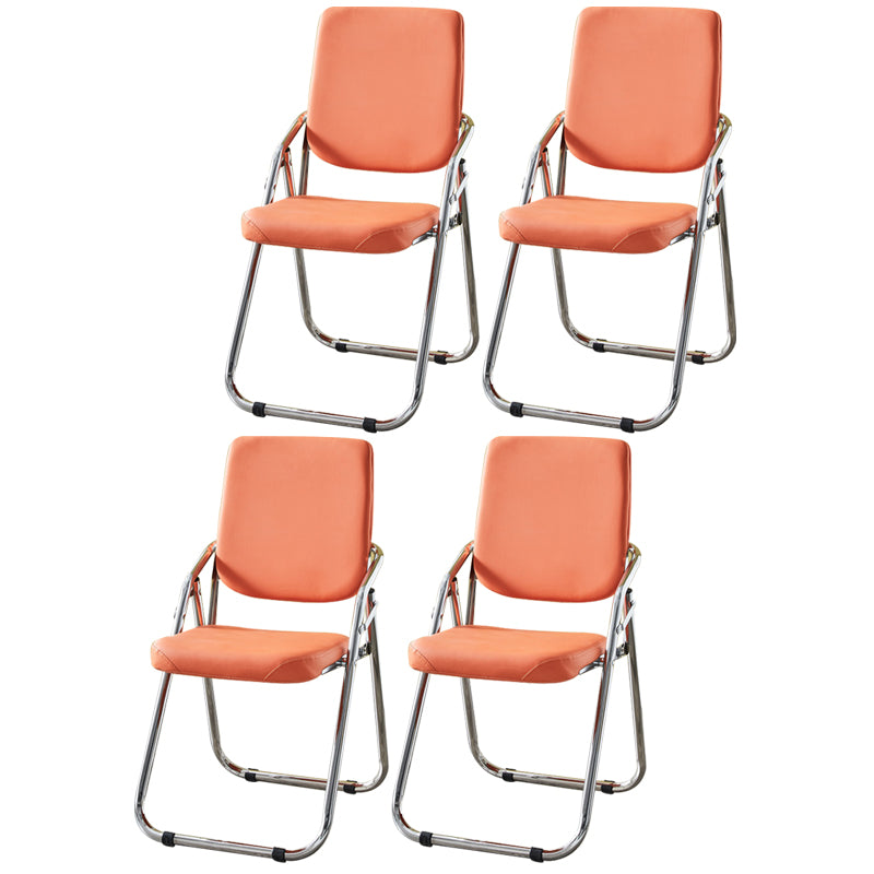 Chaise moderne d'intérieur et d'extérieur en métal, chaise d'appoint à dossier ouvert avec accoudoirs