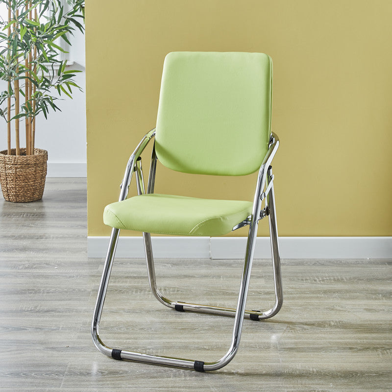 Chaise moderne d'intérieur et d'extérieur en métal, chaise d'appoint à dossier ouvert avec accoudoirs