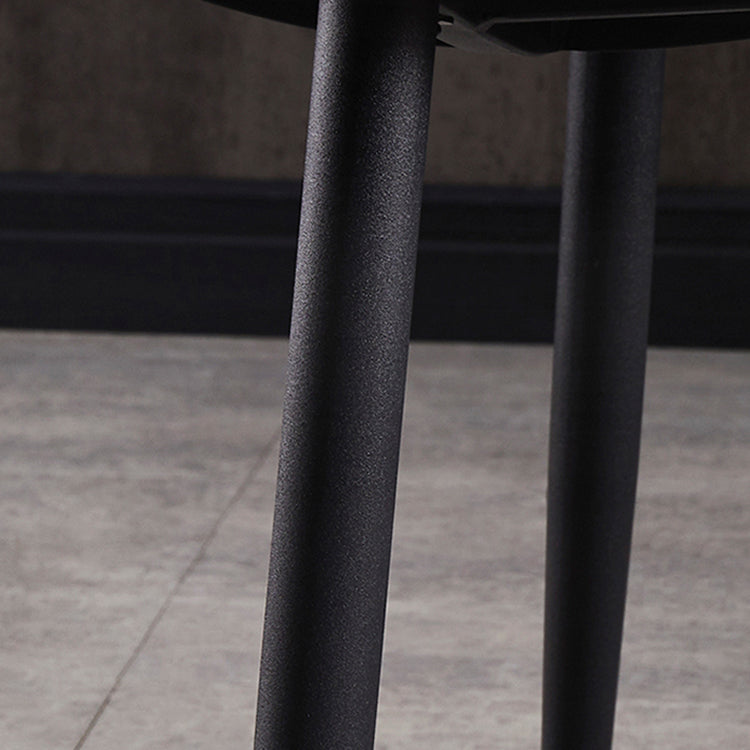 El comedor contemporáneo del metal preside la silla lateral tapizada sin brazos para el uso en el hogar