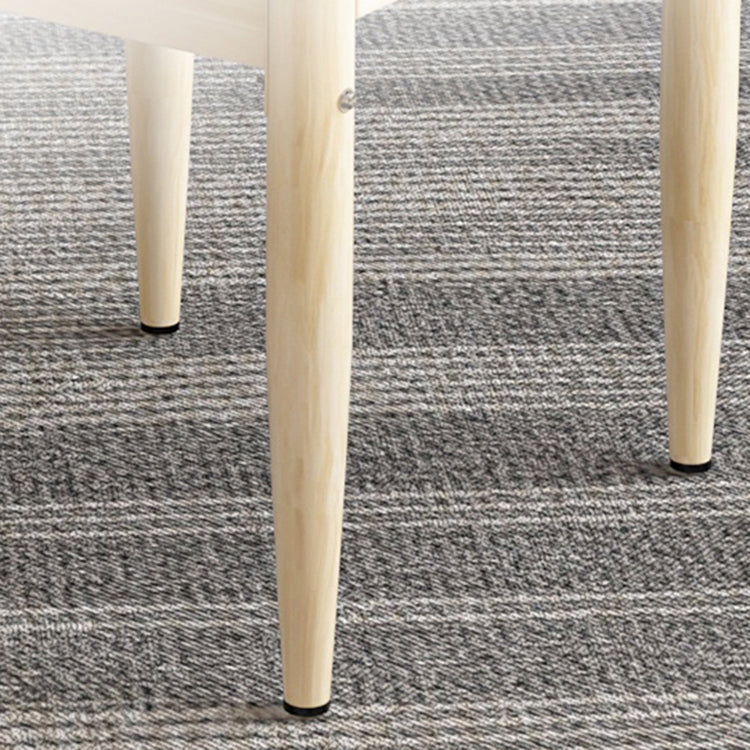 Chaise d'appoint scandinave pour la maison, chaise de salle à manger simple rembourrée en métal à dossier ouvert