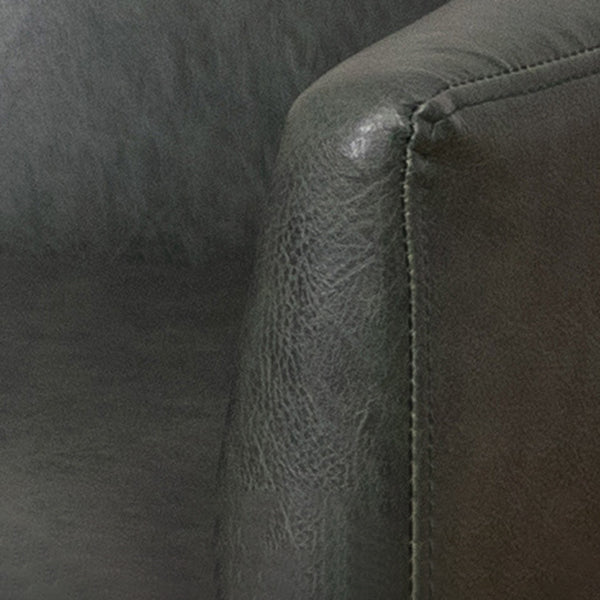 Scandinavian Home Arm Chair Upholstered Parsons Back Metal Single Dining Room Chair