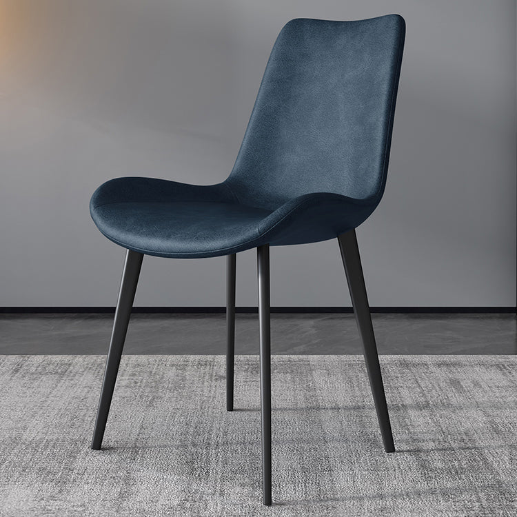 Contemporary Restaurant Upholstered Side Chair Matte Finish Parsons Dining Chair (Set of 2)