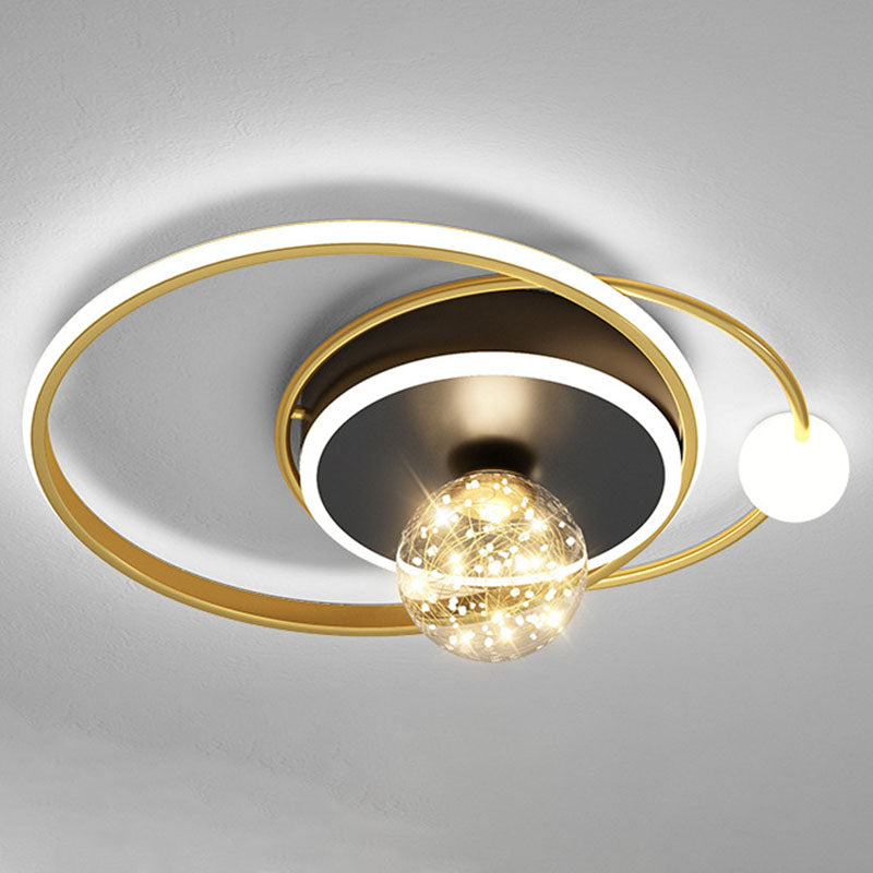 Geometric Flush Mount Ceiling Light Fixtures Modern Flush Mount Ceiling Light for Bedroom