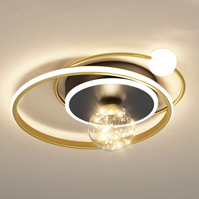 Geometric Flush Mount Ceiling Light Fixtures Modern Flush Mount Ceiling Light for Bedroom