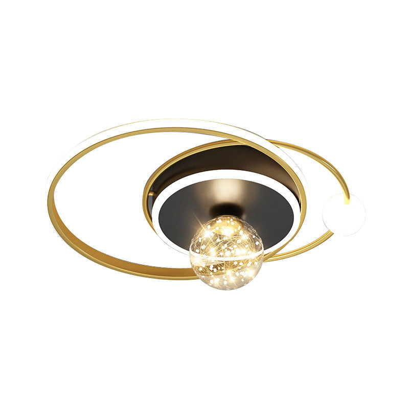 Geometric Flush Mount Ceiling Light Fixtures Modern Flush Mount Ceiling Light for Bedroom