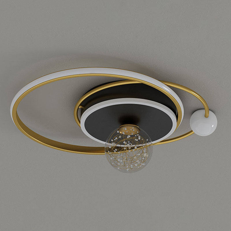 Geometric Flush Mount Ceiling Light Fixtures Modern Flush Mount Ceiling Light for Bedroom