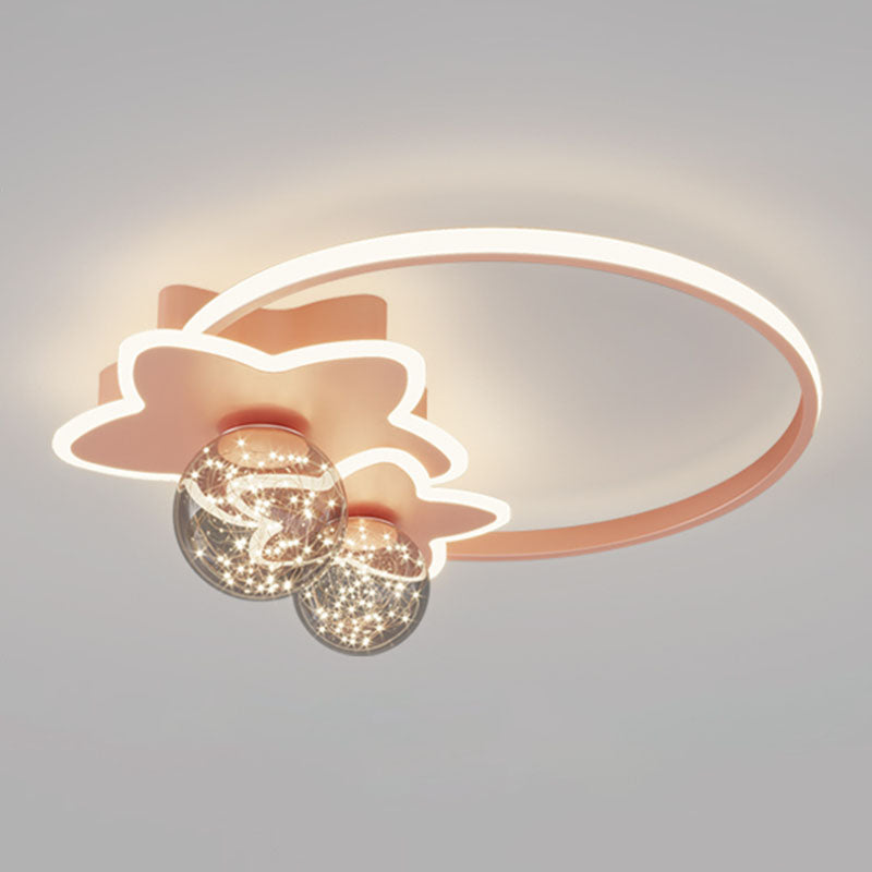 Luci geometriche da incasso Lampada moderna da incasso con paralume in vetro trasparente