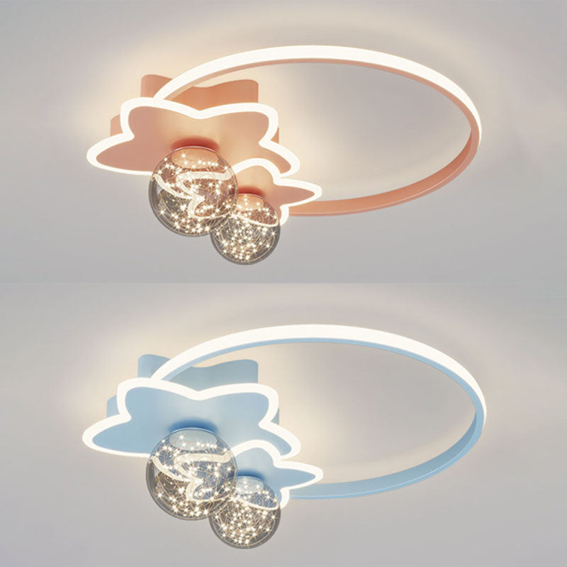 Luci geometriche da incasso Lampada moderna da incasso con paralume in vetro trasparente