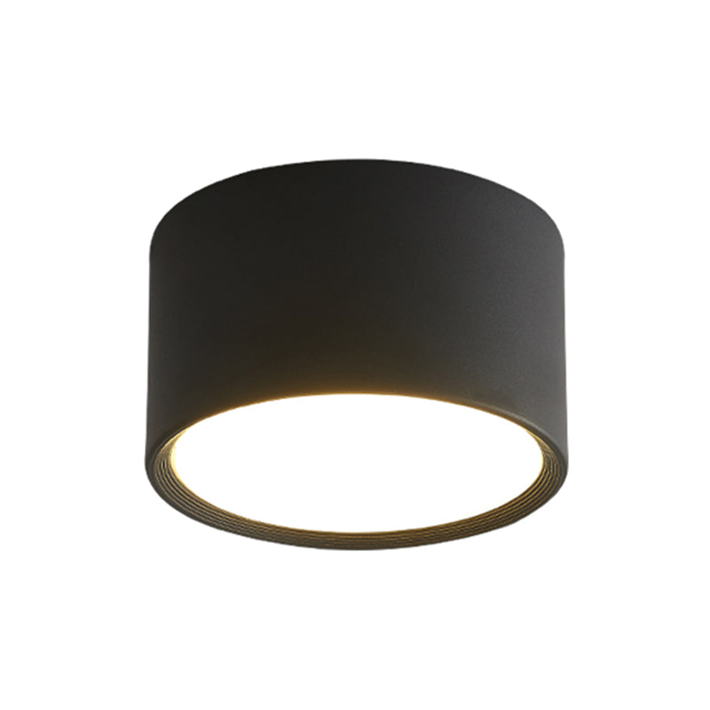 Cylindrical Ceiling Light Close to Ceiling Lighting Fixture Modern Flush Mount Chandelier