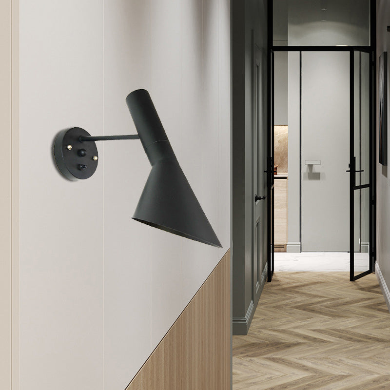 Metal Geometric Wall Lighting Fixtures Industrial Style 1 Light Wall Mounted Light Fixture