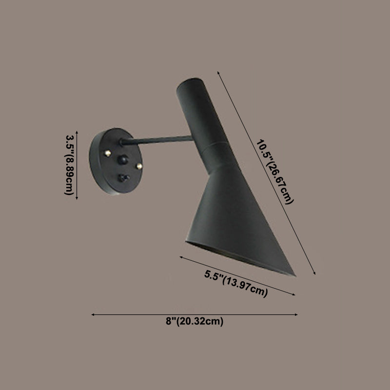 Metal Geometric Wall Lighting Fixtures Industrial Style 1 Light Wall Mounted Light Fixture