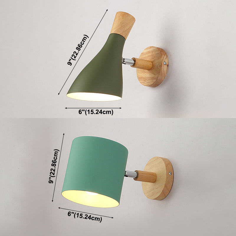 Simple Modern Characteristic Style Wall Sconce Lighting Metal Sconce for Bedroom Study Corridor