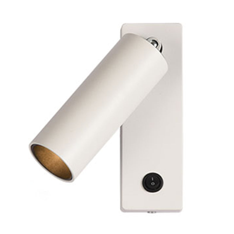 Aluminum Cylinder Wall Sconce Lighting Modern Style 1-Light Wall Lamp Fixtures