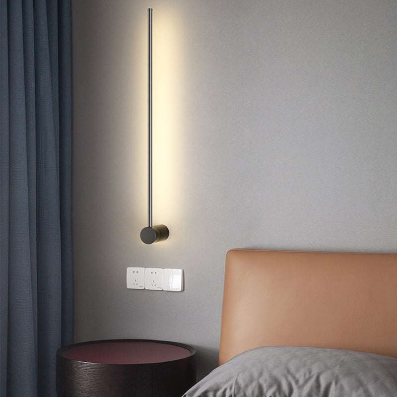 Moderne Stil 2 Leichter Wandbeleuchtungsideen Aluminium Linear wandmontierte Wandleuchten