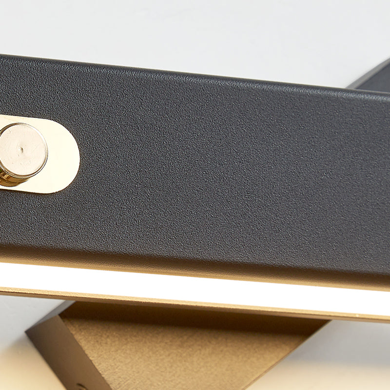 Swivel Aluminum Sconce Lighting Fixtures 1-Light Modern Style Wall Mount Lamp