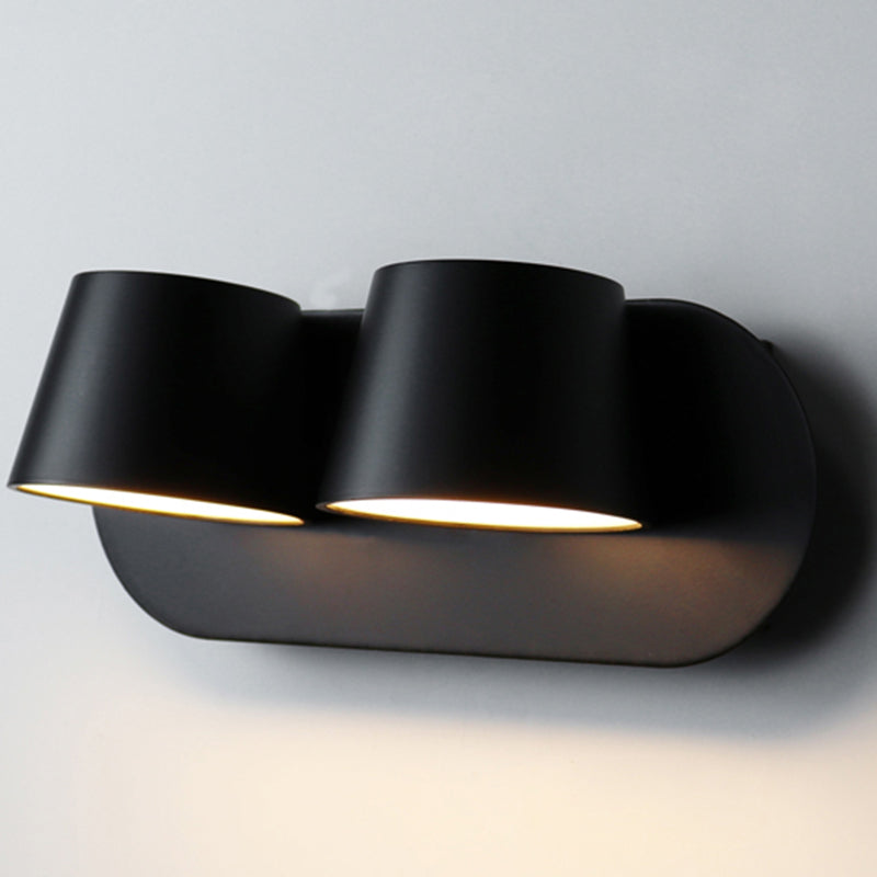 Moderne Kegel Flush Mont Mall Lights Aluminium Wandmontage Leuchte für Schlafzimmer