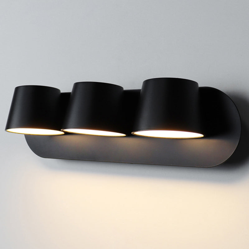 Moderne Kegel Flush Mont Mall Lights Aluminium Wandmontage Leuchte für Schlafzimmer