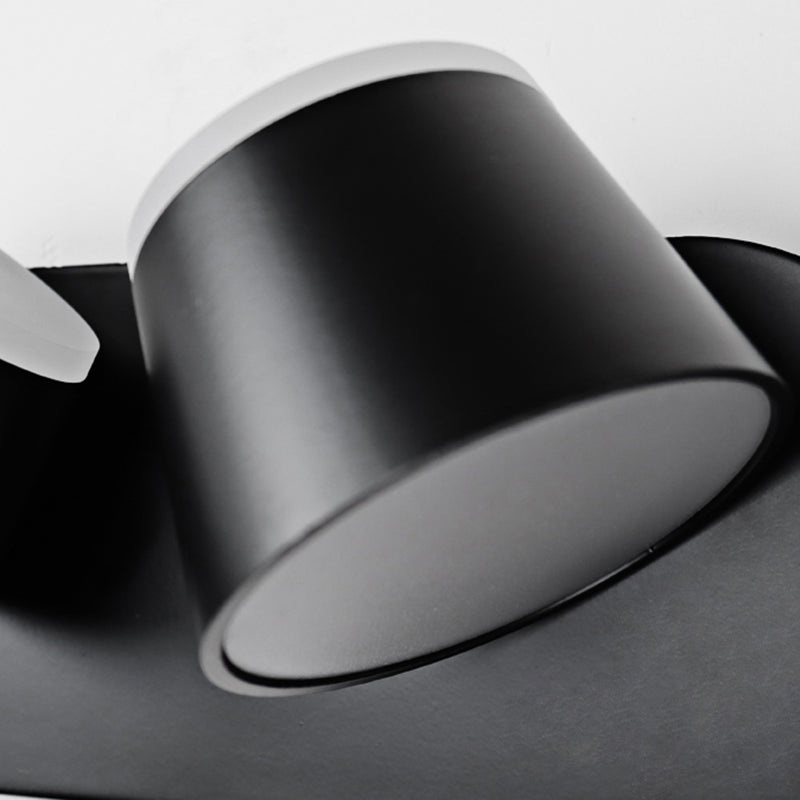 Moderne Kegel Flush Mont Mall Lights Aluminium Wandmontage Leuchte für Schlafzimmer