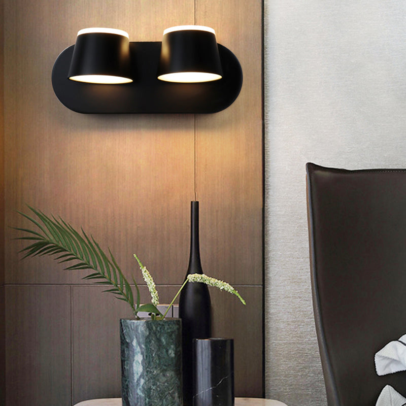 Moderne Kegel Flush Mont Mall Lights Aluminium Wandmontage Leuchte für Schlafzimmer