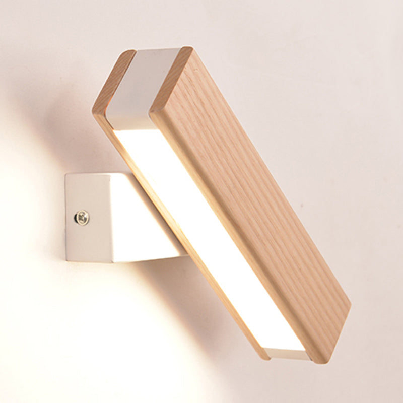 Luminaire en bois en bois à 1 lumière réglable