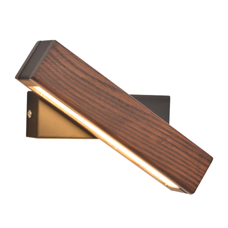 Luminaire en bois en bois à 1 lumière réglable