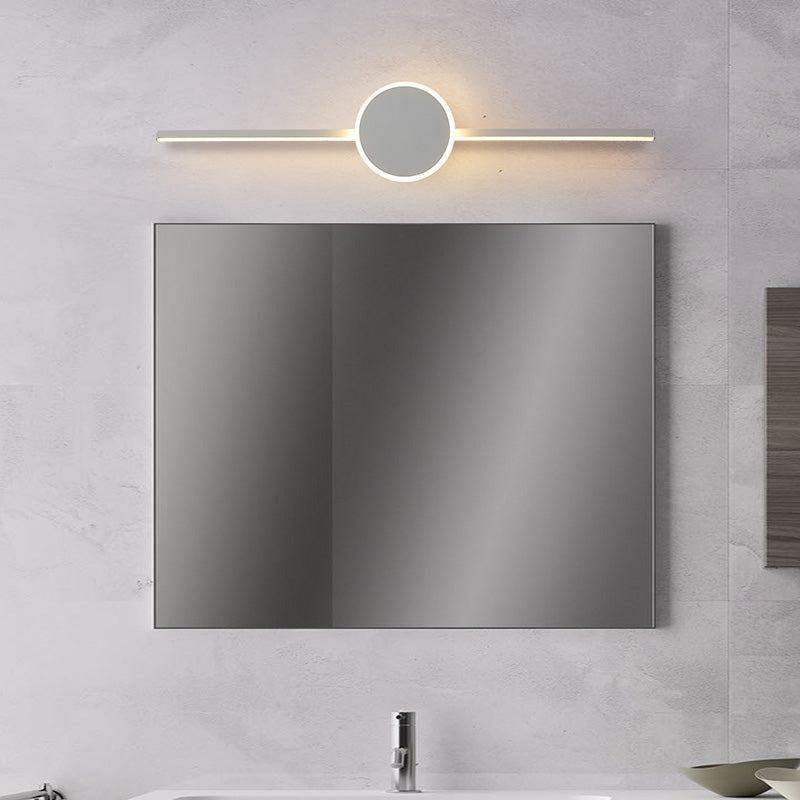 Linear Wall Sconce Lights Modern Metal 1 Light Sconce Light Fixtures with Acrylic Shade