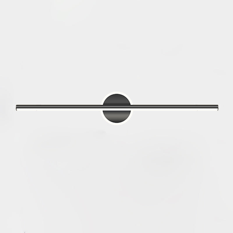 Linear Sconce Lights Modern Metal 2 Light Sconce Light Fixtures in Black Finish