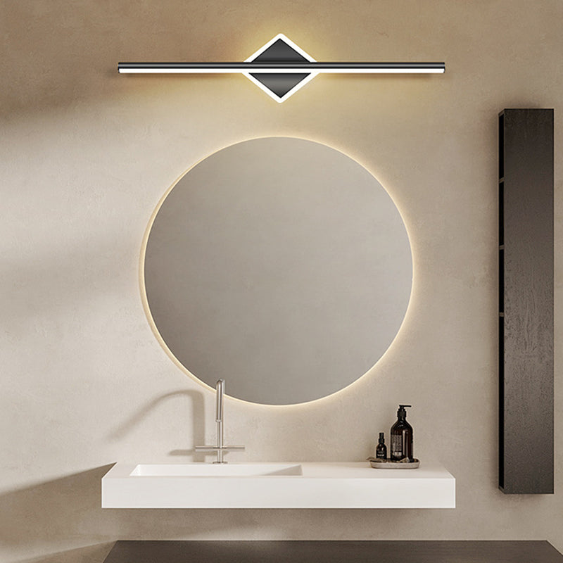 Linear Sconce Lights Modern Metal 2 Light Sconce Light Fixtures in Black Finish