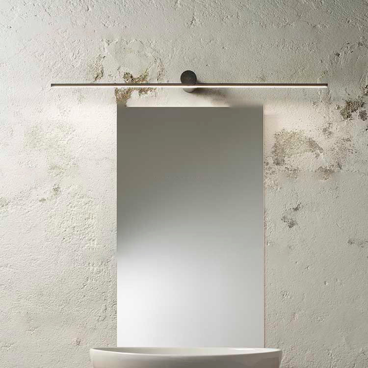 Linear Wall Sconces Modern Metal 1 Light Sconce Light Fixtures in Black Finish