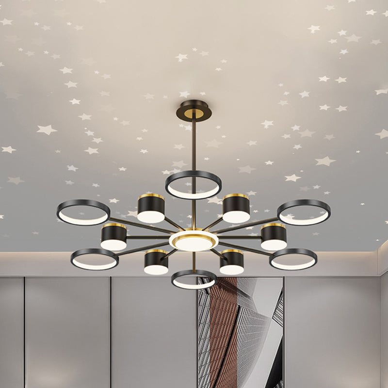 Geometrische ophanging hanglampen moderne verlichting kroonluchters metaal kroonluchter