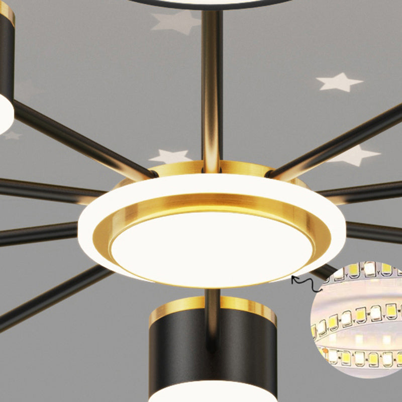 Geometrische ophanging hanglampen moderne verlichting kroonluchters metaal kroonluchter