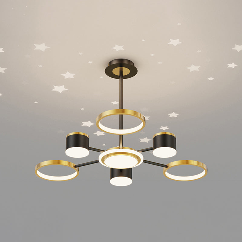 Geometrische ophanging hanglampen moderne verlichting kroonluchters metaal kroonluchter