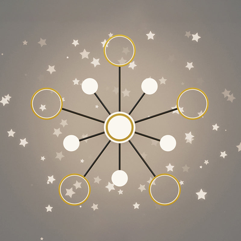 Geometrische ophanging hanglampen moderne verlichting kroonluchters metaal kroonluchter