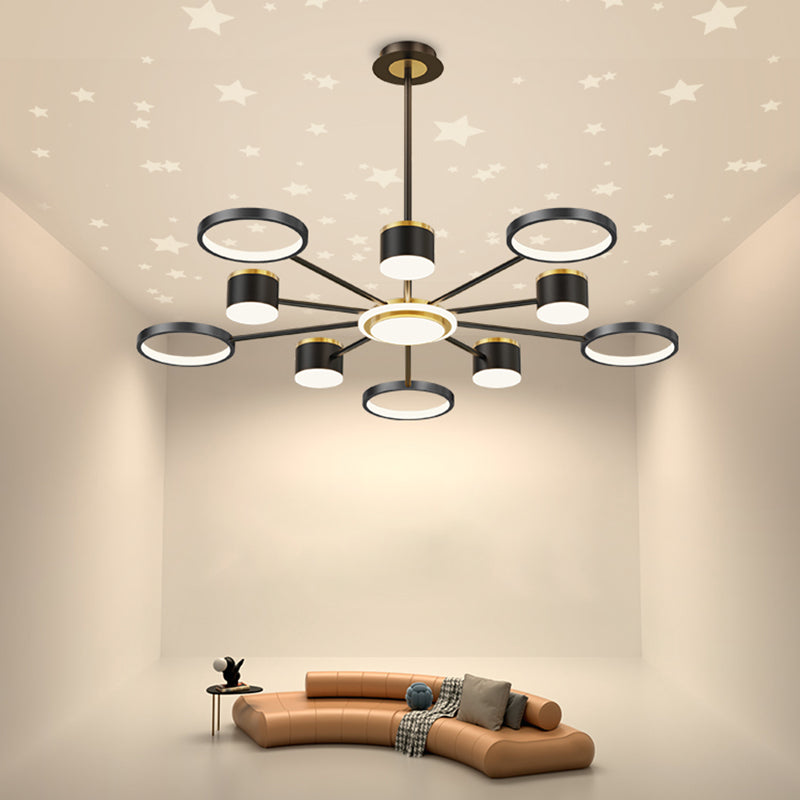 Geometrische ophanging hanglampen moderne verlichting kroonluchters metaal kroonluchter